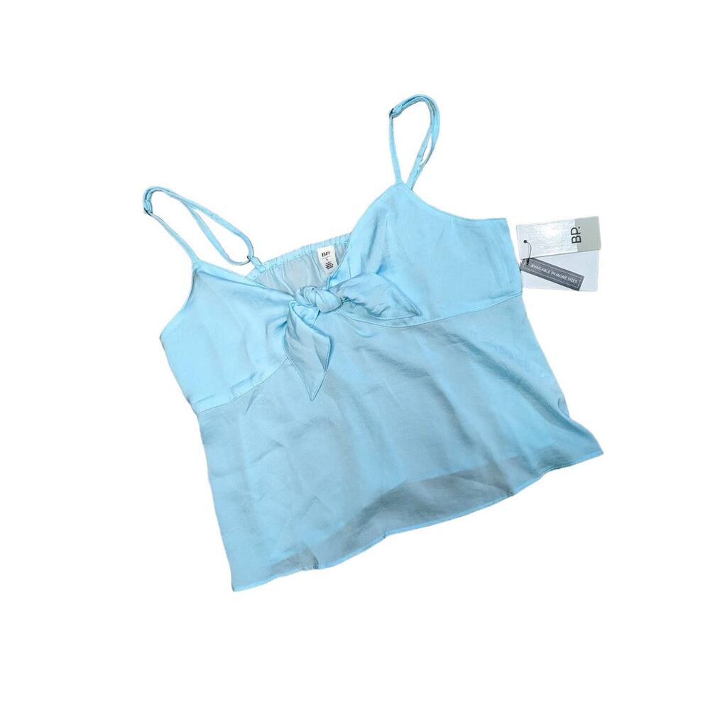 NWT BP Women's Teal knot front camisole sizeS
